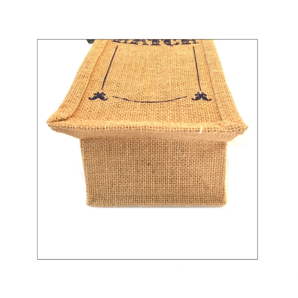 NWT Trio of Reusable Wine Bags in Jute & Cotton